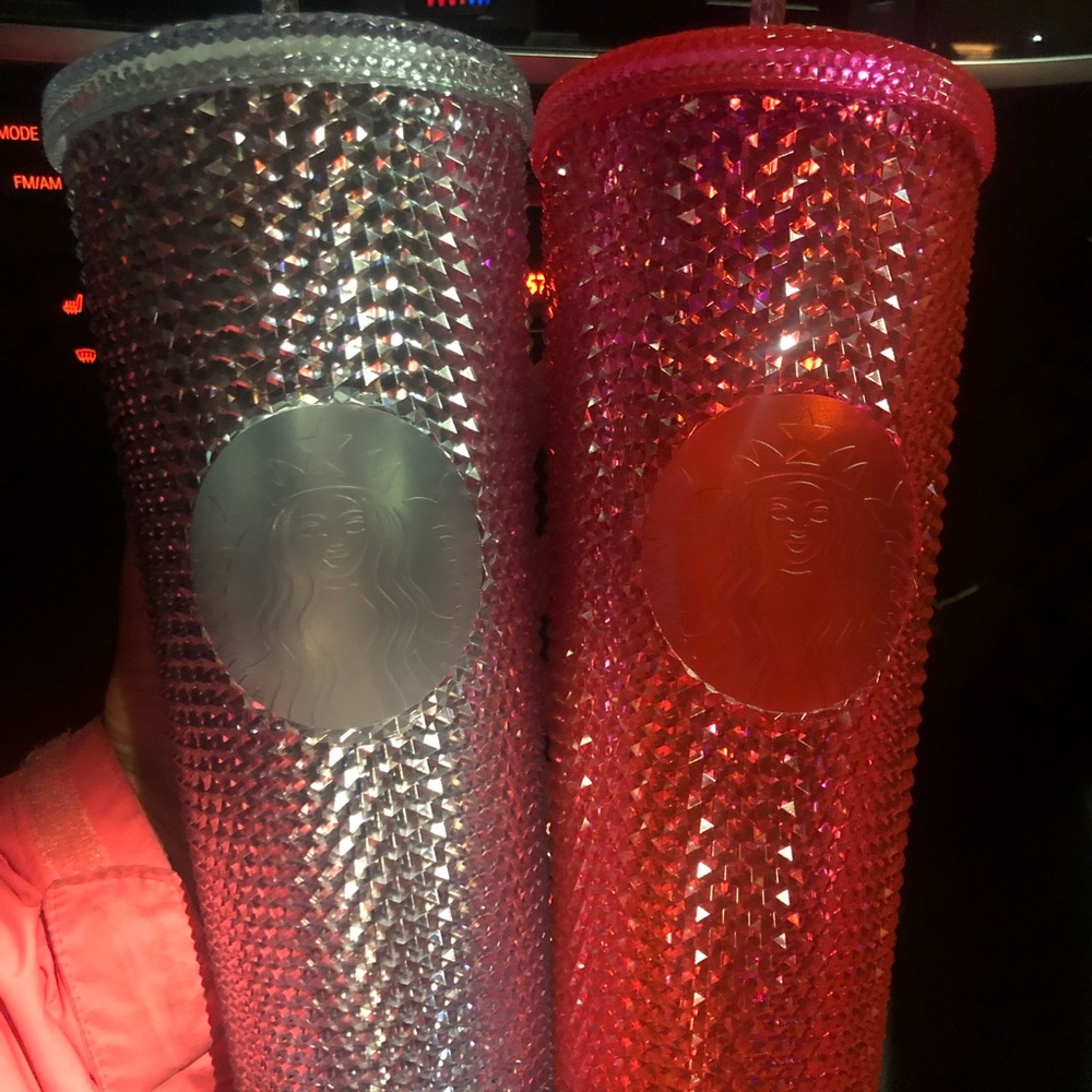 Starbucks holiday studded tumbler set of two